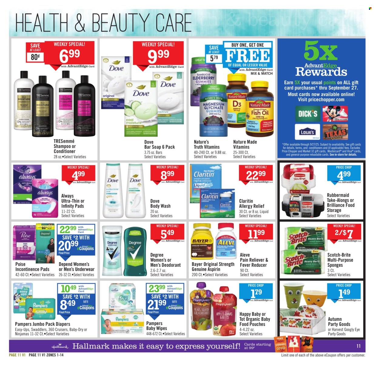 Price Chopper ad - 09/14/2025 - 09/20/2025. Page 11
