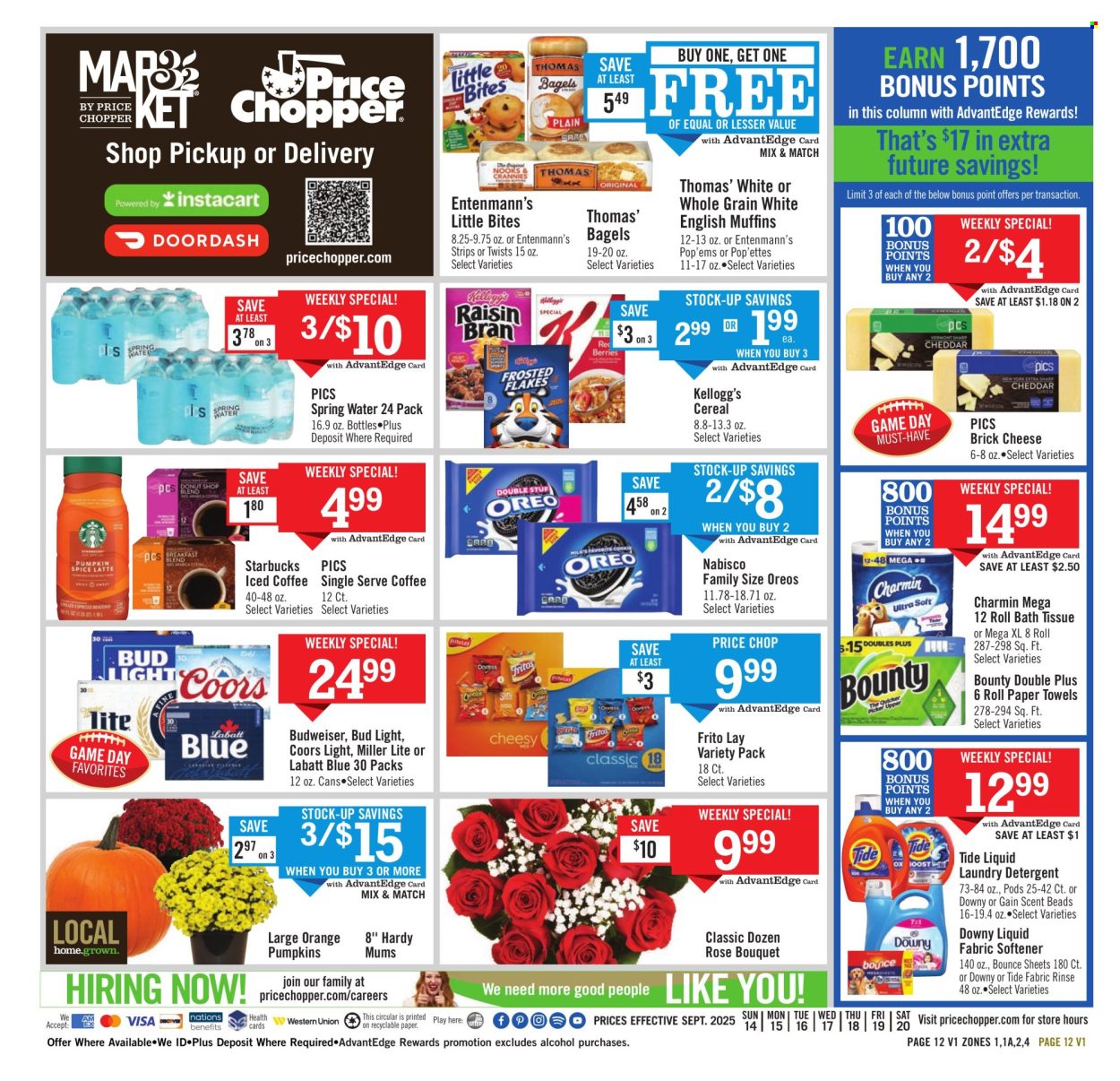 Price Chopper ad - 09/14/2025 - 09/20/2025. Page 12