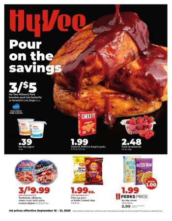 Hy-Vee Flyer - 09/15/2025 - 09/21/2025.