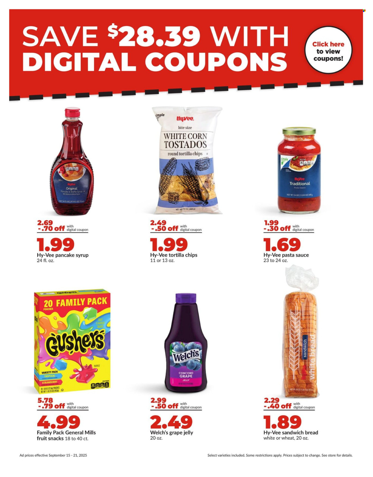 Hy-Vee ad - 09/15/2025 - 09/21/2025. Page 6