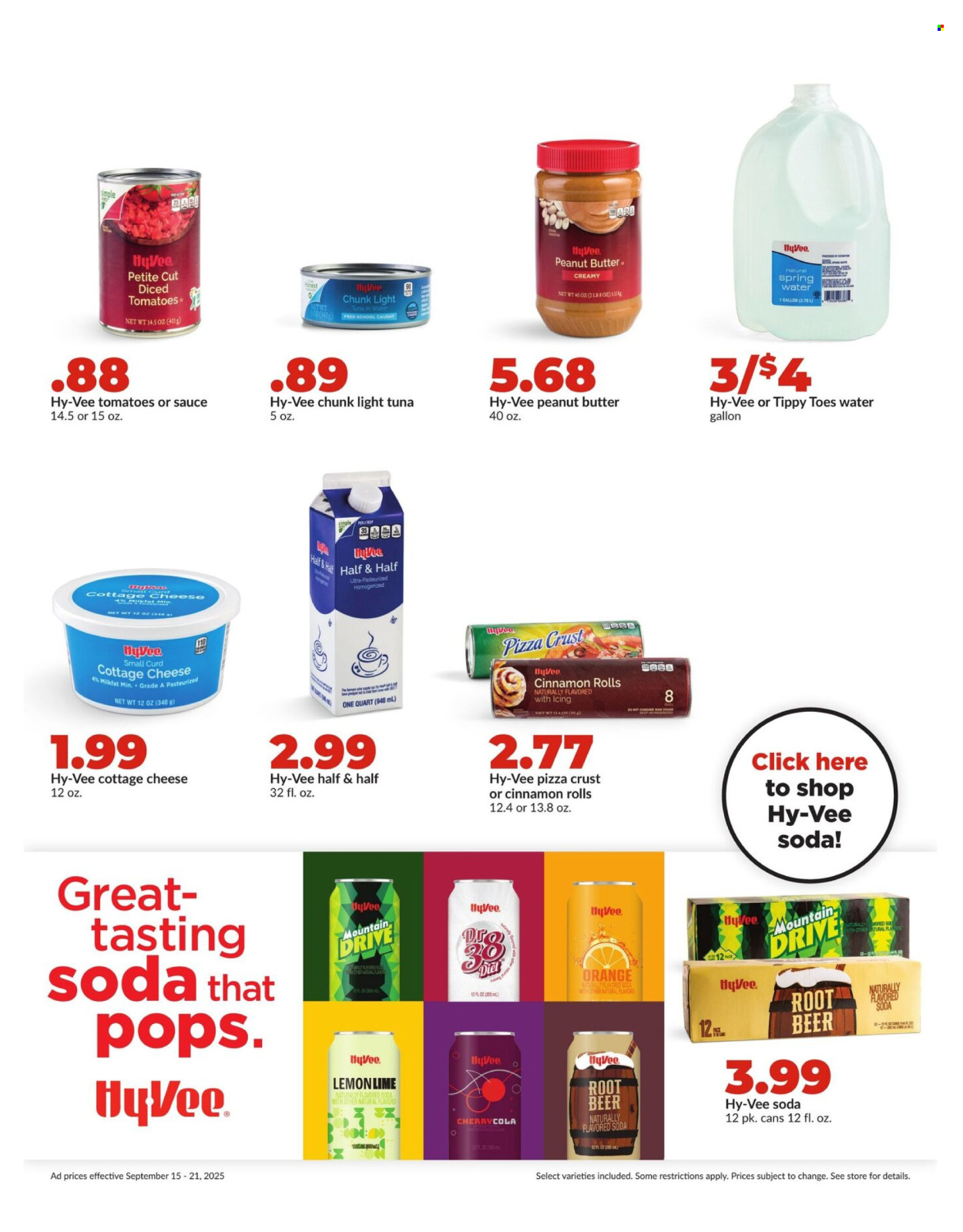 Hy-Vee ad - 09/15/2025 - 09/21/2025. Page 18