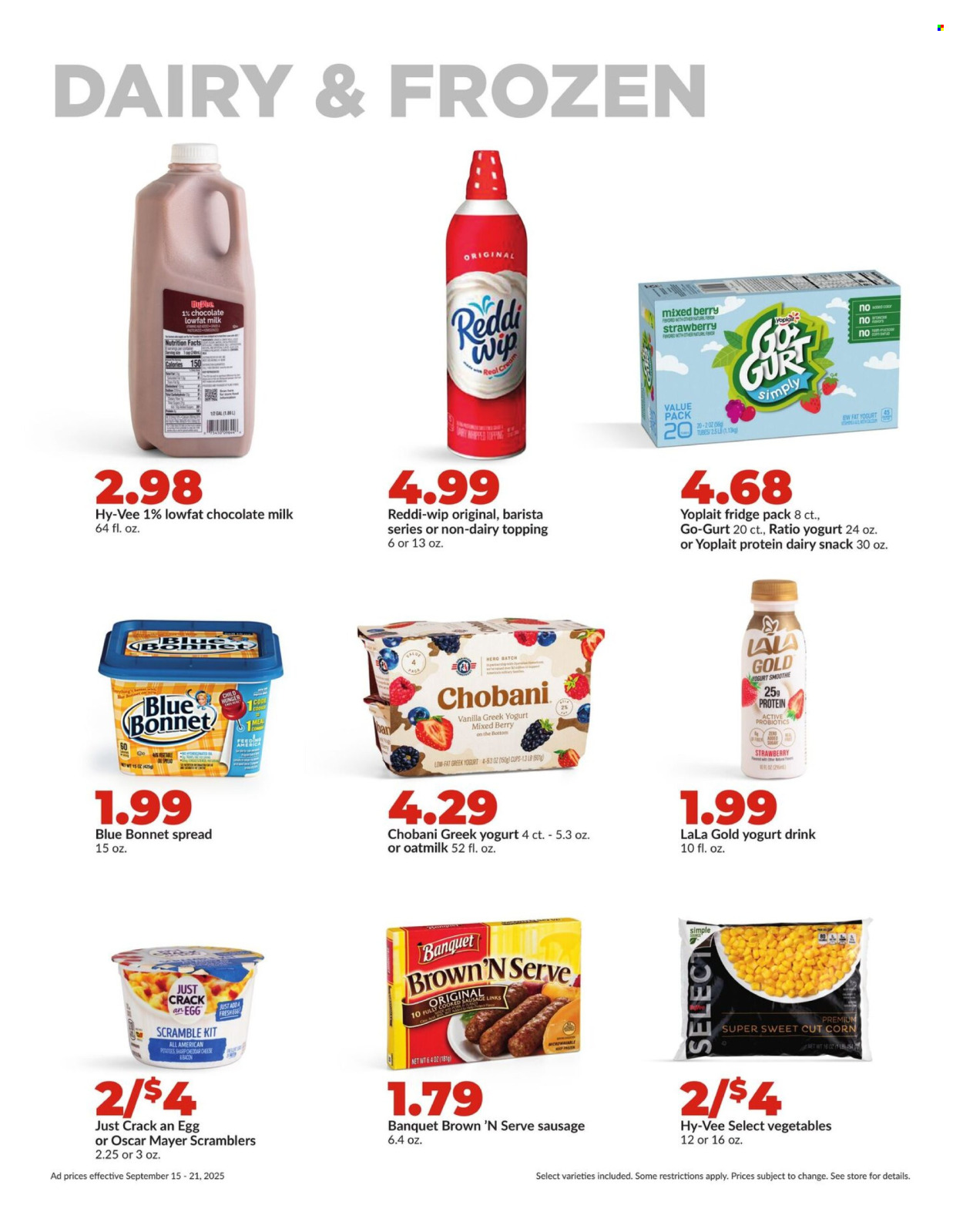 Hy-Vee ad - 09/15/2025 - 09/21/2025. Page 27