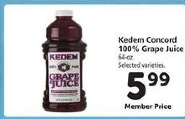 Kedem Concord 100% Grape Juice