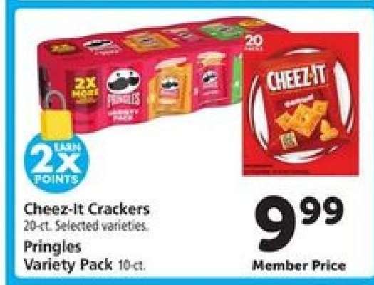 Cheez-It Crackers & Pringles Variety Pack