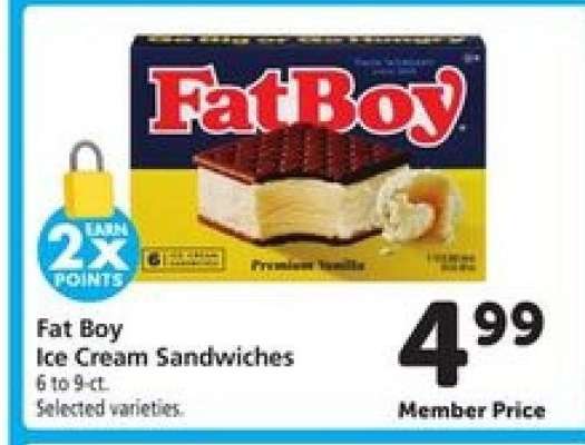 Fat Boy Ice Cream Sandwiches