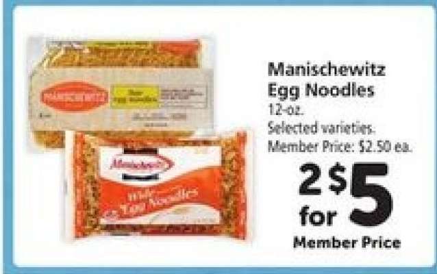 Manischewitz Egg Noodles