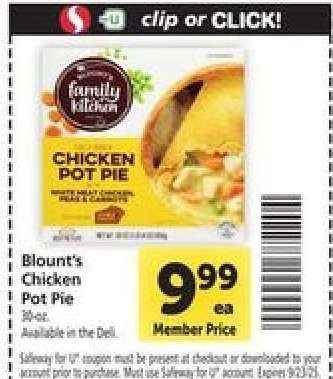 Blount's Chicken Pot Pie