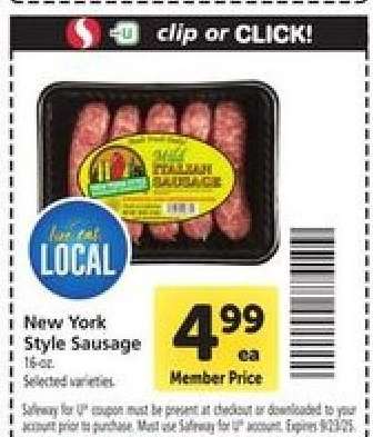 New York Style Sausage