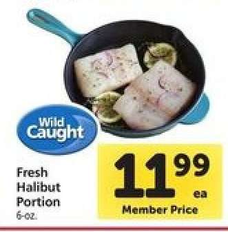 Fresh Halibut Portion