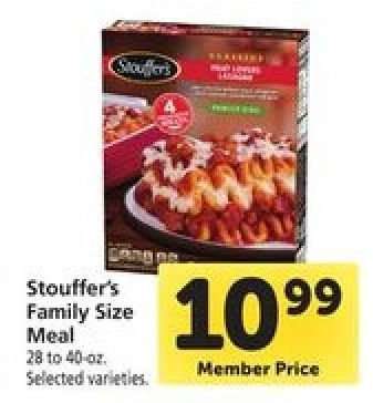 Stouffer's Family Size Meal