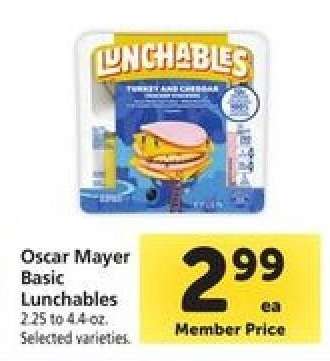 Oscar Mayer Basic Lunchables