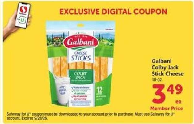 Galbani Colby Jack Stick Cheese