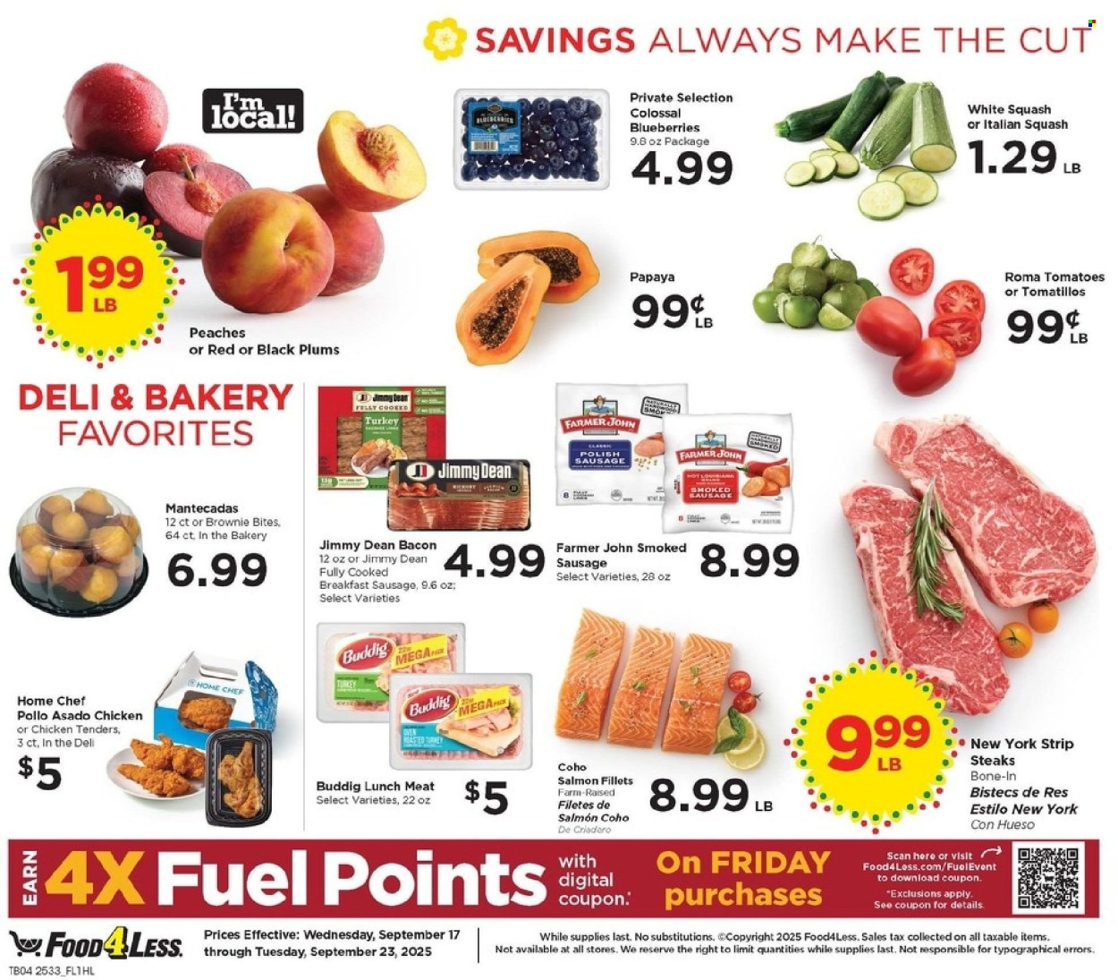 Food 4 Less ad - 09/17/2025 - 09/23/2025. Page 4