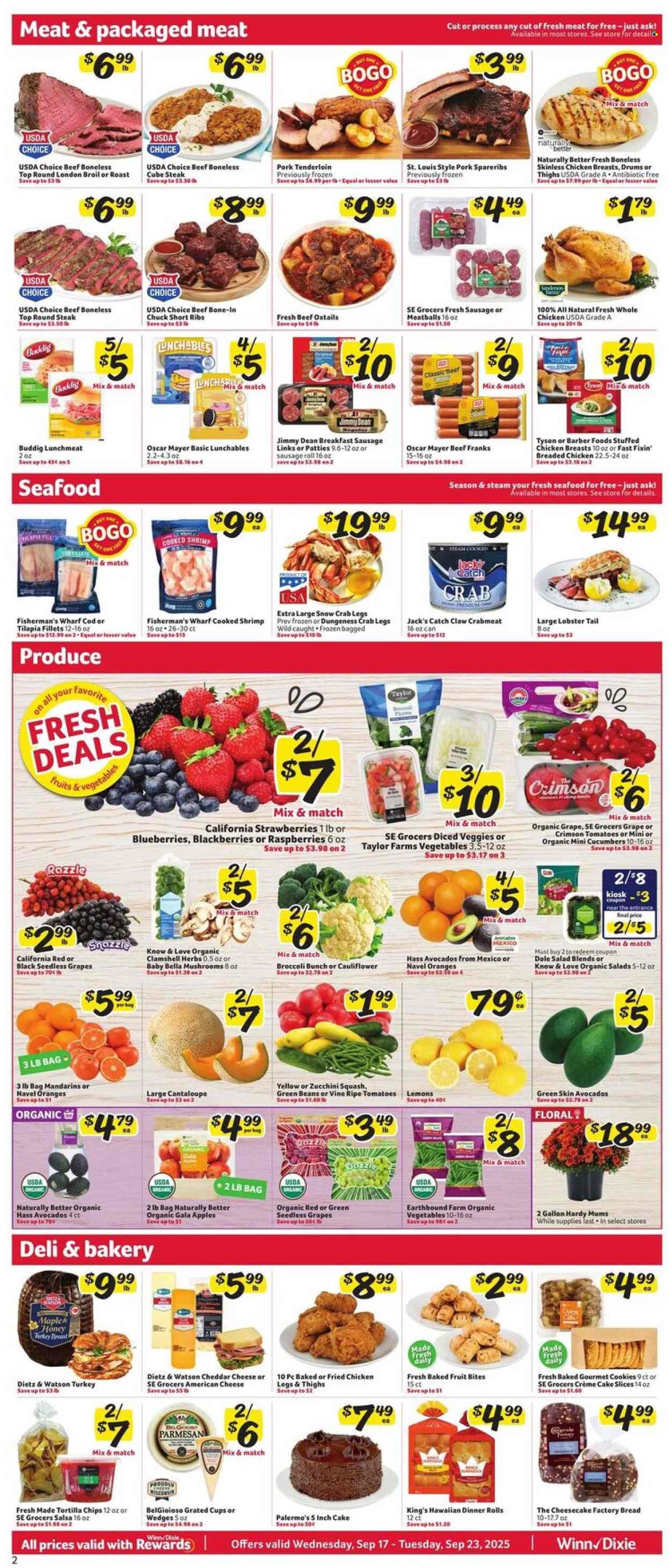 Winn Dixie ad - 09/17/2025 - 09/23/2025. Page 2