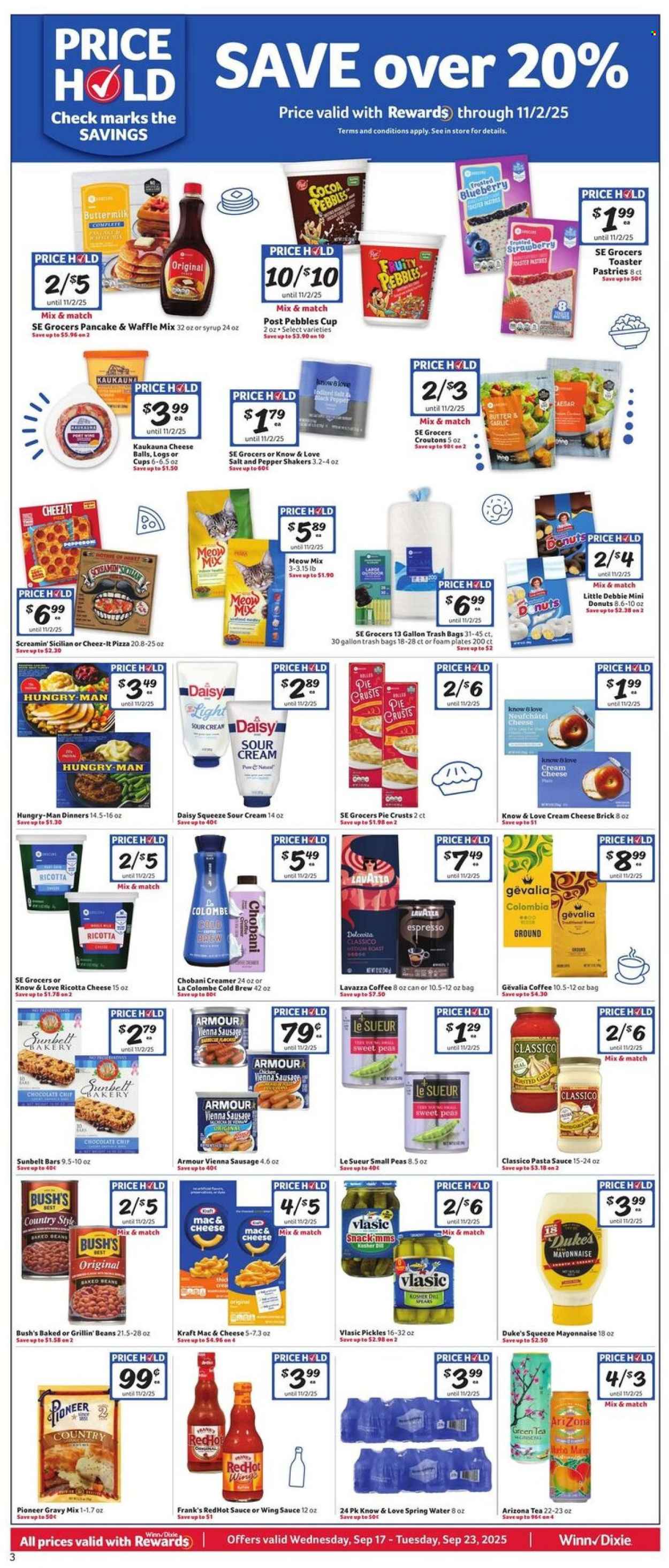 Winn Dixie ad - 09/17/2025 - 09/23/2025. Page 3