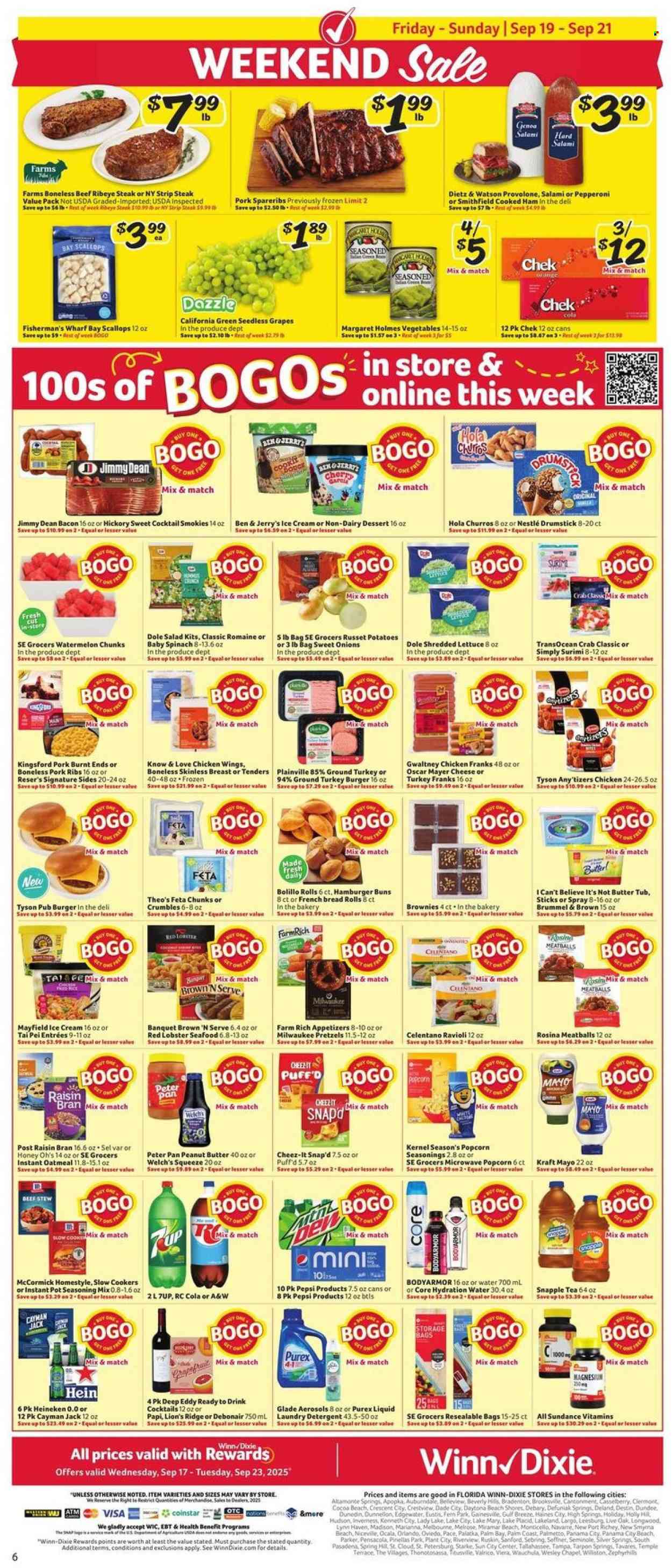 Winn Dixie ad - 09/17/2025 - 09/23/2025. Page 8