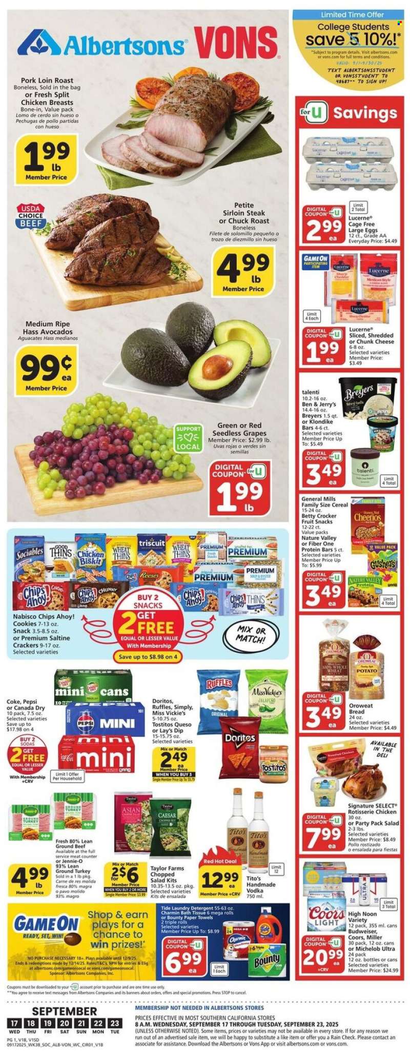 Albertsons Flyer - 09/17/2025 - 09/23/2025.