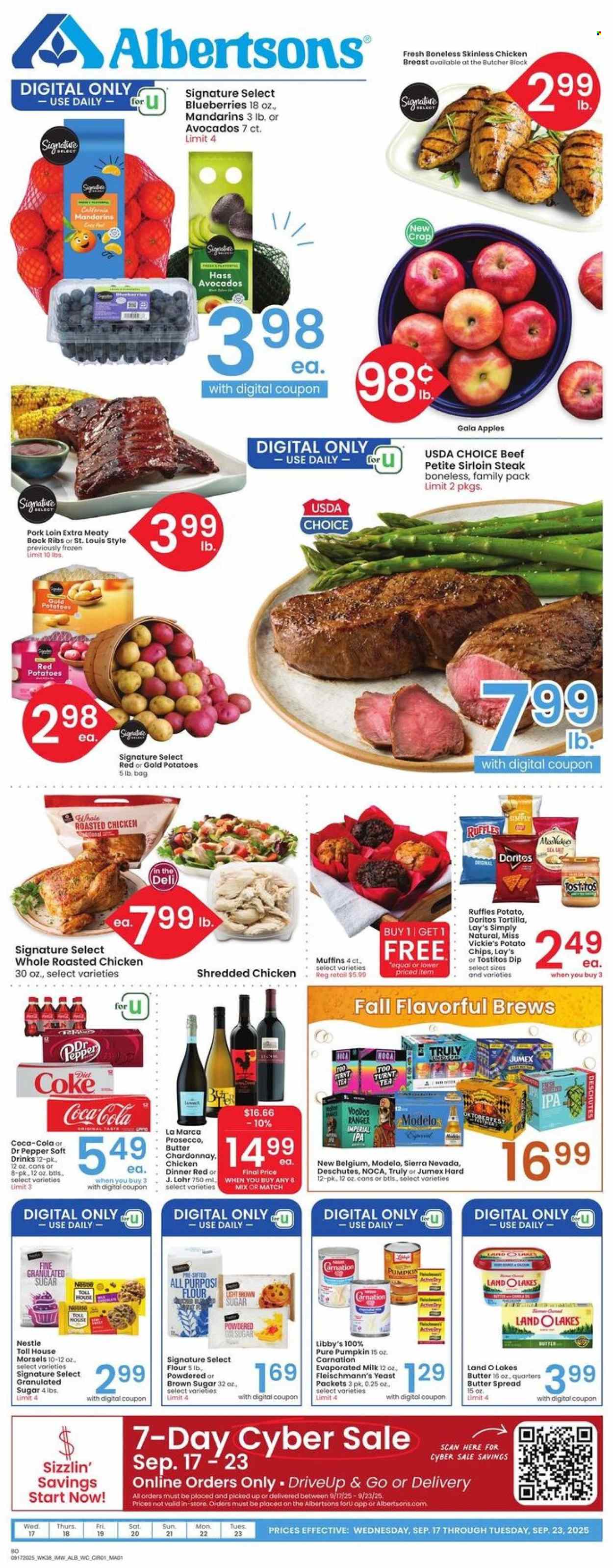 Albertsons ad - 09/17/2025 - 09/23/2025. Page 1