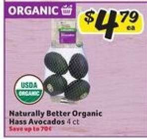 Naturally Better Organic Hass Avocados