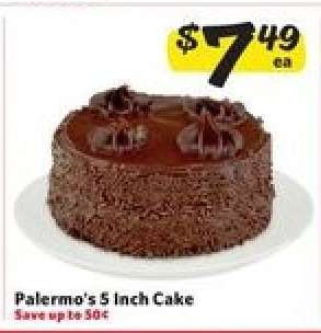 Palermo's 5 Inch Cake