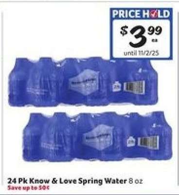 24 Pk Know & Love Spring Water