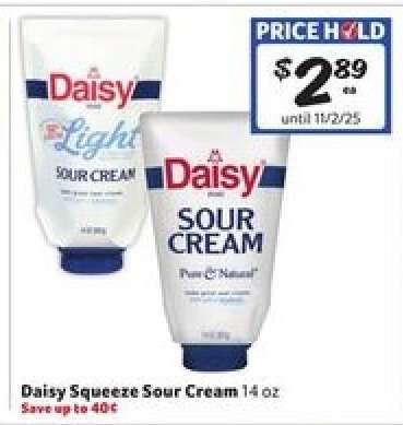 Daisy Squeeze Sour Cream