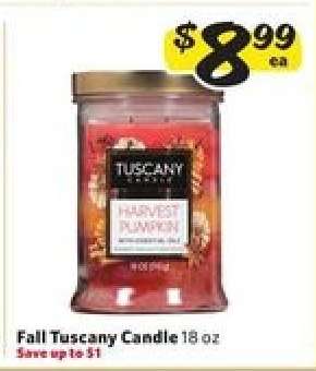 Fall Tuscany Candle