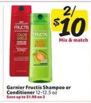 Garnier Fructis Shampoo or Conditioner
