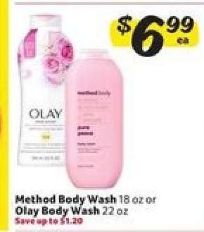 Method Body Wash or Olay Body Wash