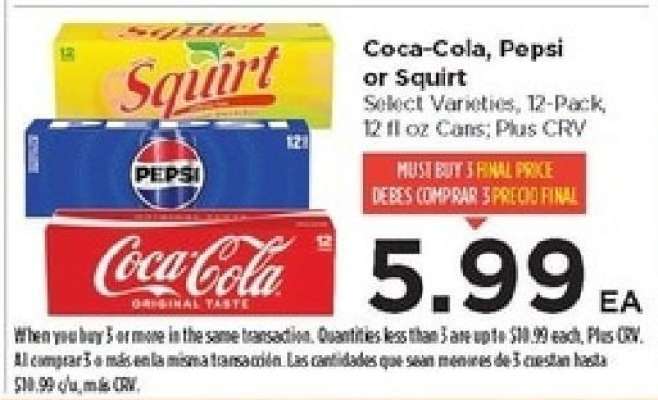 Coca-Cola, Pepsi or Squirt