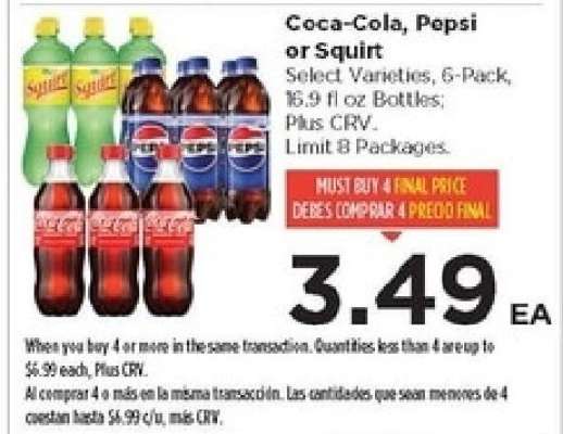 Coca-Cola, Pepsi or Squirt