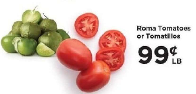 Roma Tomatoes or Tomatillos