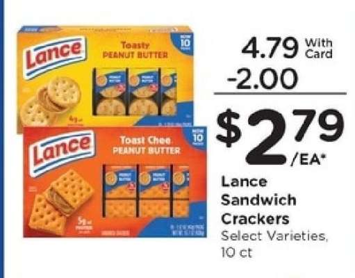 Lance Sandwich Crackers