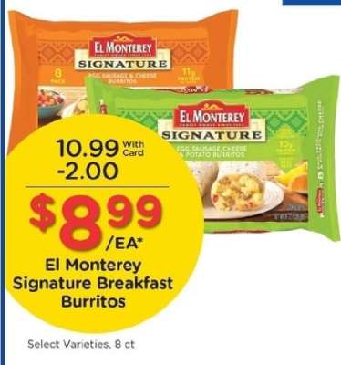 El Monterey Signature Breakfast Burritos