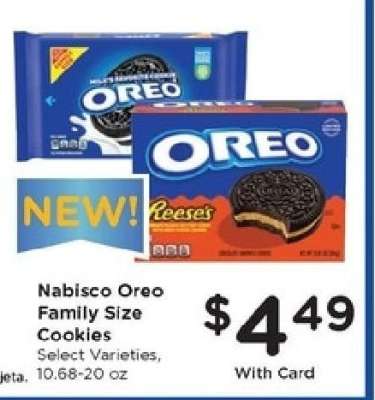 Nabisco Oreo Family Size Cookies