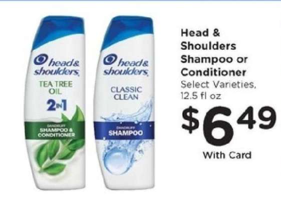 Head & Shoulders Shampoo or Conditioner