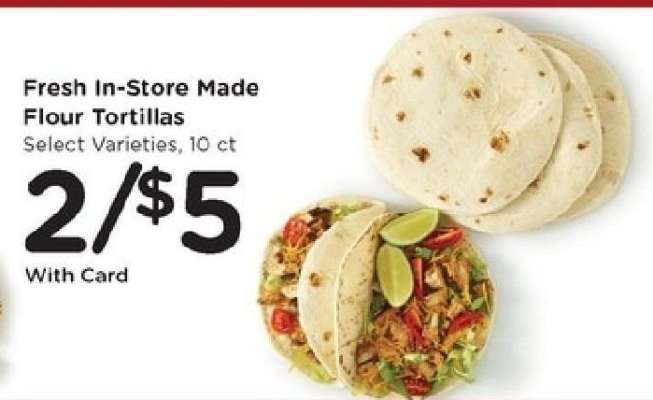 Fresh In-Store Made Flour Tortillas