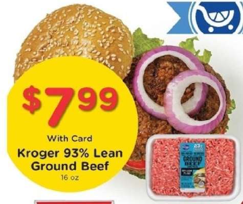 Kroger 93% Lean Ground Beef