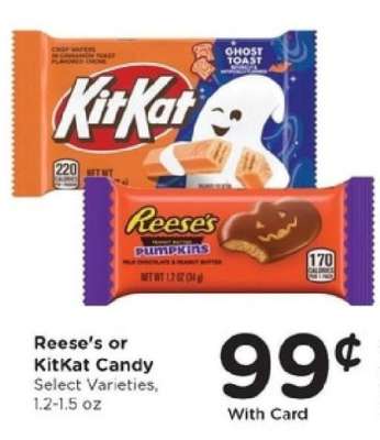 Reese's or KitKat Candy