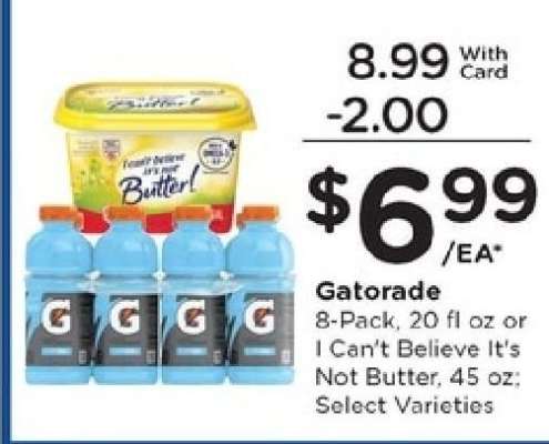 Gatorade or I Can't Believe It's Not Butter