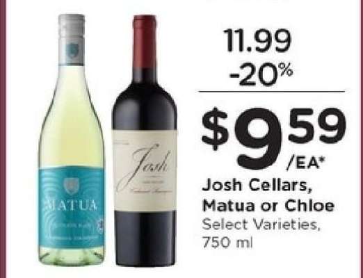 Josh Cellars, Matua or Chloe