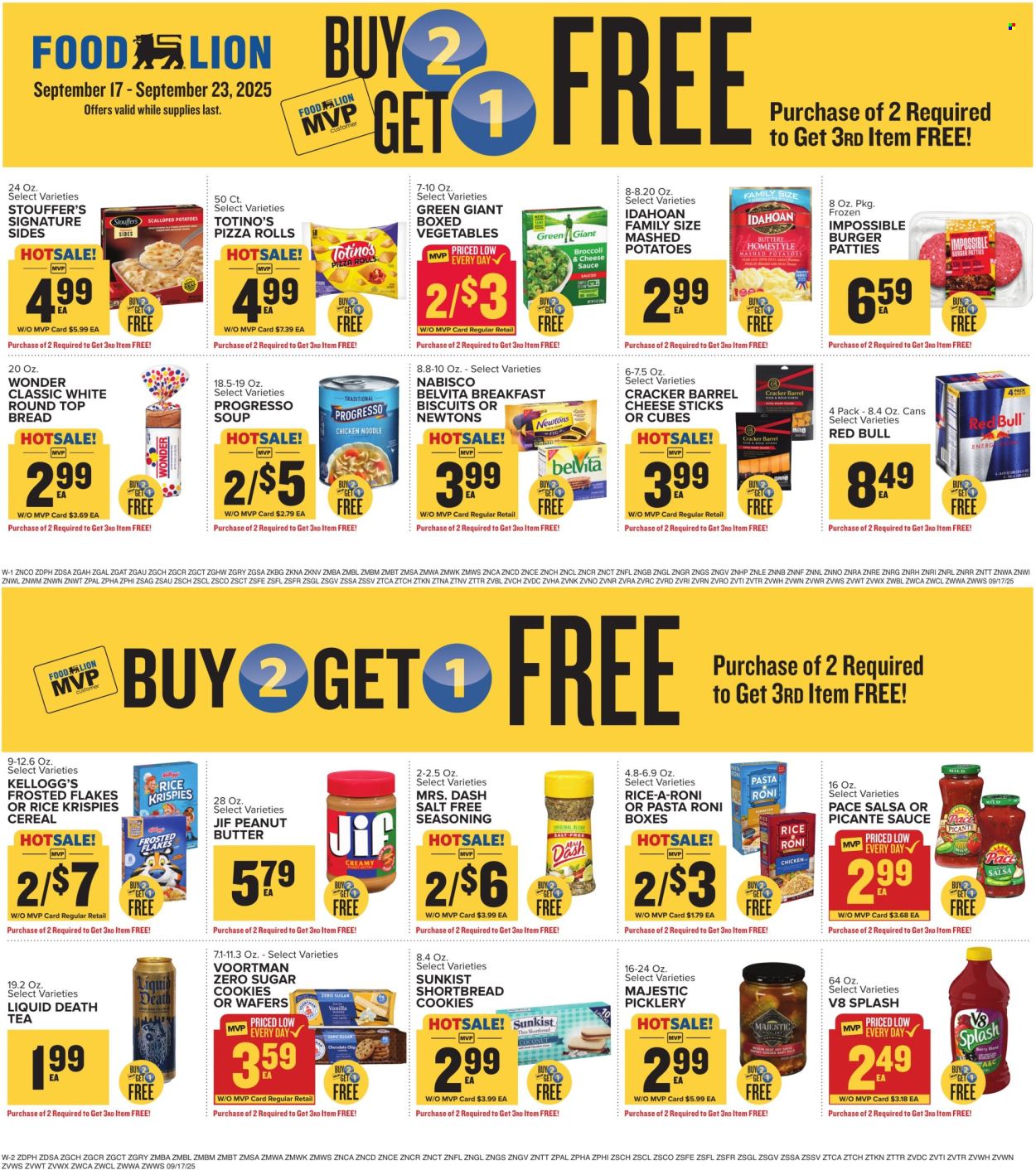 Food Lion ad - 09/17/2025 - 09/23/2025. Page 9