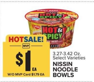 Nissin Noodle Bowls