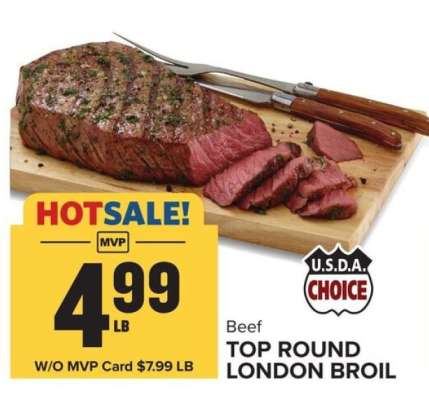 Beef Top Round London Broil