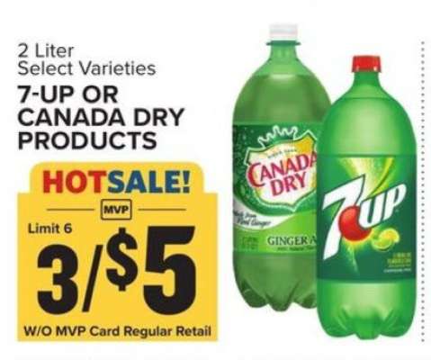 7-UP or Canada Dry Products