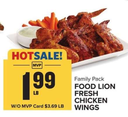 Food Lion Fresh Chicken Wings