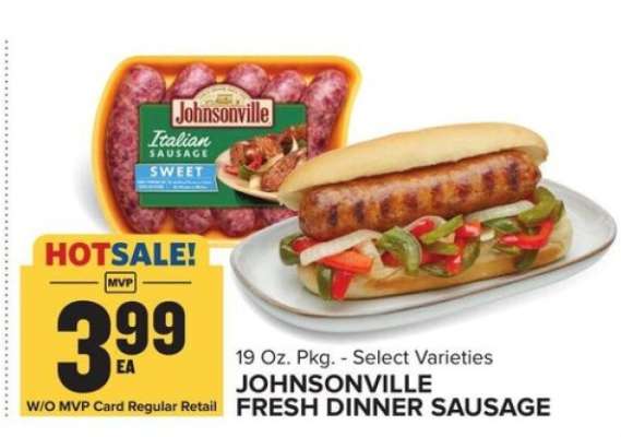 Johnsonville Fresh Dinner Sausage