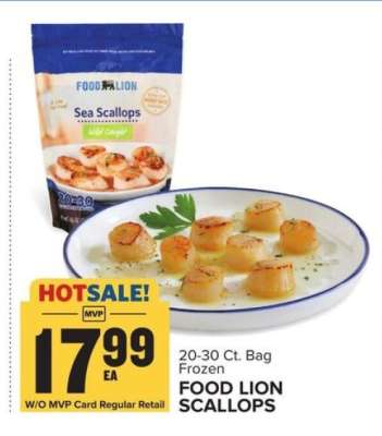 FOOD LION SCALLOPS