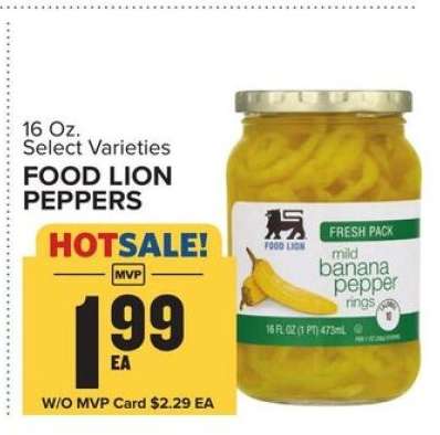 FOOD LION PEPPERS