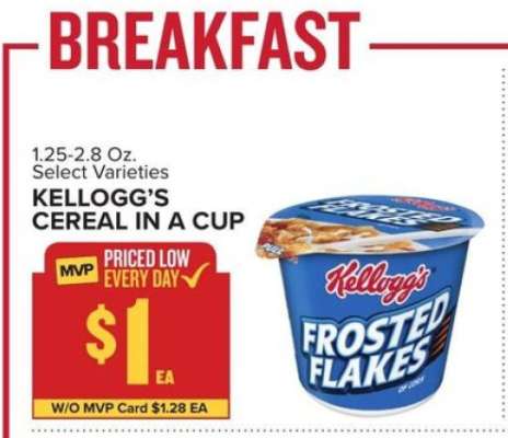 Kellogg's Cereal in a Cup
